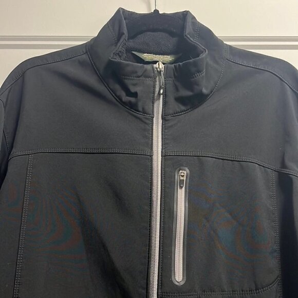 Eddie Bauer black lightweight zip up jacket size Tall L - Picture 3 of 13